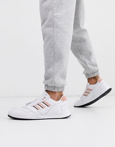 Бело-розовые кроссовки adidas Originals A.R-Белый