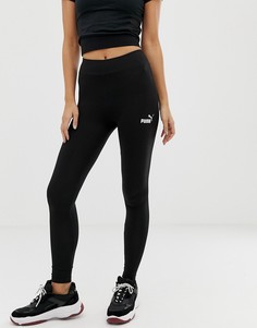 Черные леггинсы Puma Essentials-Черный