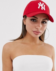 Красная кепка New Era NY 9Forty-Красный