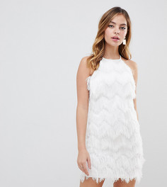 Белое платье Miss Selfridge Petite-Белый