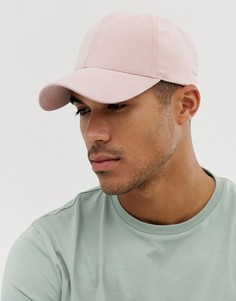 Розовая бейсболка ASOS DESIGN-Розовый