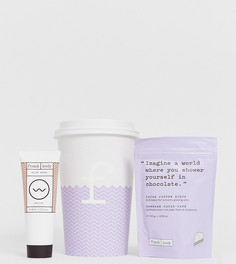 Подарочный набор Frank Body Coffee Cup Mocha-Latte - Кофейный скраб с какао и маска для лица-Бесцветный