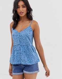 Топ с цветочным принтом Vero Moda-Мульти