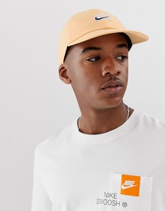 Бежевая кепка с плоским козырьком Nike SB-Бежевый