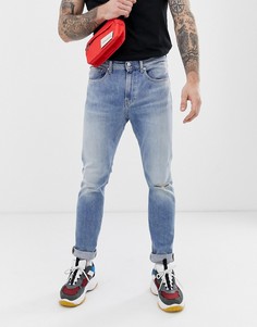 Джинсы скинни Calvin Klein Jeans-Синий