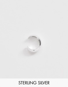 Серебряная серьга-кафф ASOS DESIGN-Золотой