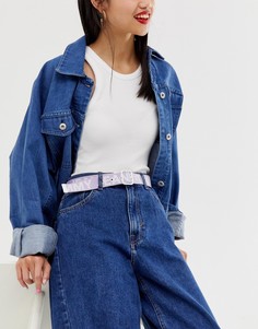 Тканый ремень Tommy Jeans-Фиолетовый