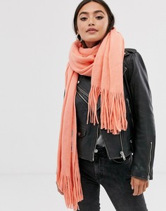 Длинный шарф с кисточками ASOS DESIGN-Оранжевый