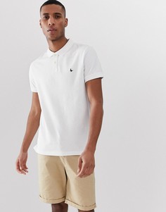 Белая футболка-поло с логотипом Jack Wills-Белый