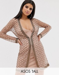 Платье мини ASOS DESIGN Tall-Розовый