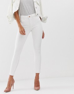 Белые джинсы скинни River Island Amelie-Белый