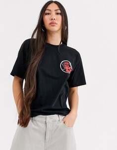 Футболка с принтом на спине Carhartt WIP-Черный