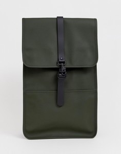 Зеленый непромокаемый рюкзак Rains 1220