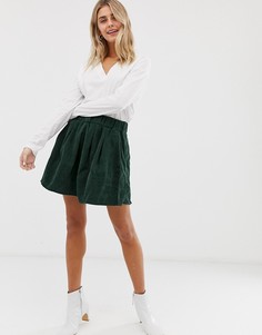 Вельветовая юбка Moves By Minimum-Зеленый