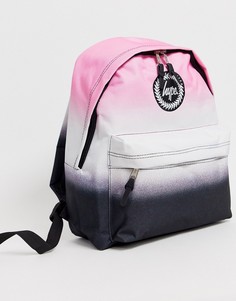 Розовый/черный рюкзак с эффектом омбре Hype-Мульти