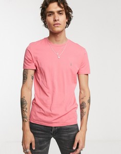 Розовая футболка AllSaints-Розовый
