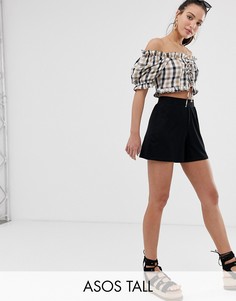 Юбка-шорты ASOS DESIGN Tall-Черный