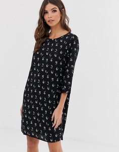 Цельнокройное платье с цветочным принтом Vero Moda-Мульти