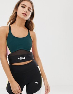 Кроп-топ в стиле колор блок Puma-Мульти