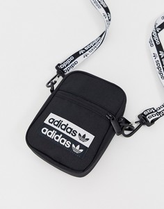 Черная сумка с логотипом adidas Originals-Черный