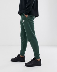Зеленые джоггеры с манжетами Nike Club-Зеленый