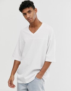 Белая oversize-футболка ASOS DESIGN-Белый