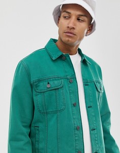 Зеленая oversize-куртка ASOS DESIGN-Зеленый