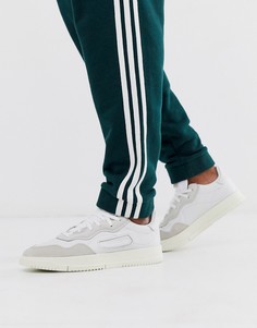 Белые замшевые кроссовки adidas Originals SC Premier-Белый