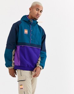 Фиолетовая куртка с короткой молнией и капюшоном adidas Originals adiplore-Фиолетовый