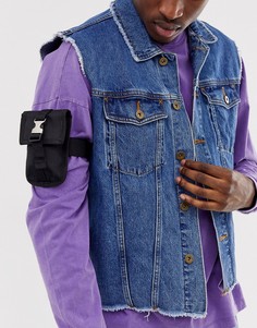 Черная сумка на предплечье ASOS DESIGN-Черный
