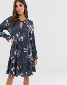 Свободное платье с цветочным принтом Vero Moda-Мульти