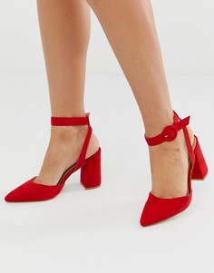 Красные туфли на каблуке RAID Edris-Красный