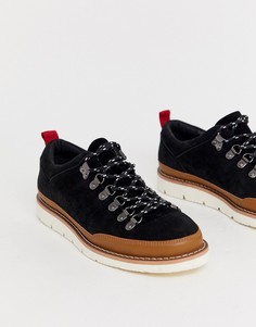 Черные ботинки из искусственной замши ASOS DESIGN-Черный