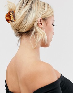 Заколка для волос черепаховой расцветки Glamorous-Коричневый