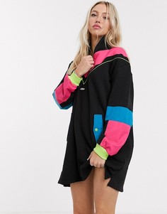 Платье со вставками в стиле ретро Lazy Oaf-Черный