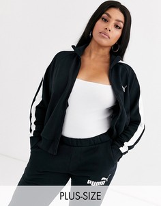 Черная спортивная куртка Puma Plus - Classics T7-Черный