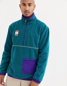 Фиолетовая флисовая куртка adidas Originals adiplore-Фиолетовый