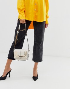Кремовая сумка через плечо River Island-Кремовый
