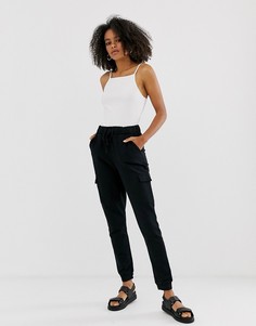 Джоггеры в стиле милитари ASOS DESIGN-Черный