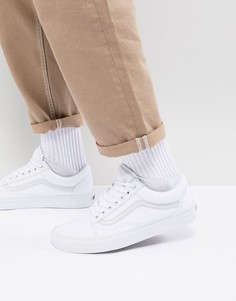 Белые кроссовки Vans Old Skool-Белый