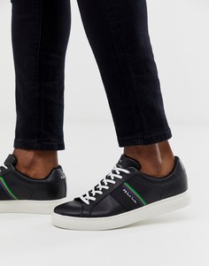 Черные кожаные кроссовки PS Paul Smith Rex-Черный