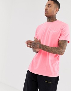 Ярко-розовая oversize-рубашка Night Addict-Розовый