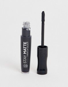 Жидкая губная помада Rimmel Stay Matte Pitch Black-Черный