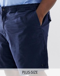 Темно-синие шорты-чиносы с логотипом Polo Ralph Lauren Big & Tall - Prepster-Темно-синий