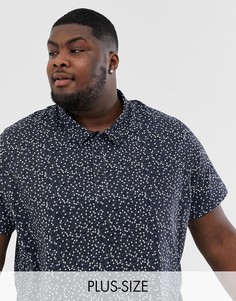 Поло с цветочным принтом Jacamo-Черный