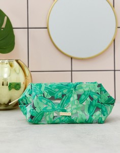 Косметичка с принтом листьев Skinnydip-Зеленый