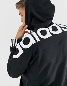 Худи черного цвета с принтом на спине adidas Originals RYV-Черный