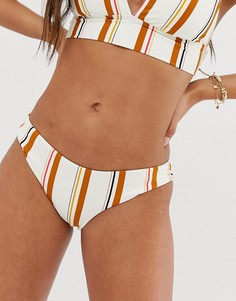 Трусы бикини в полоску Billabong Sunstruck-Белый