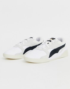 Белые кроссовки с черными вставками Puma Aeon Heritage-Белый