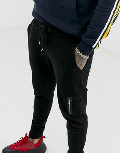 Черные джоггеры скинни ASOS DESIGN MA1-Черный